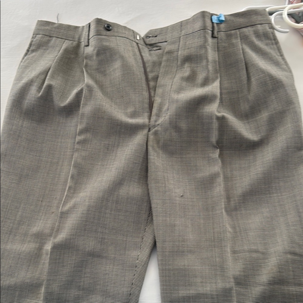 Gray Checkered Trousers